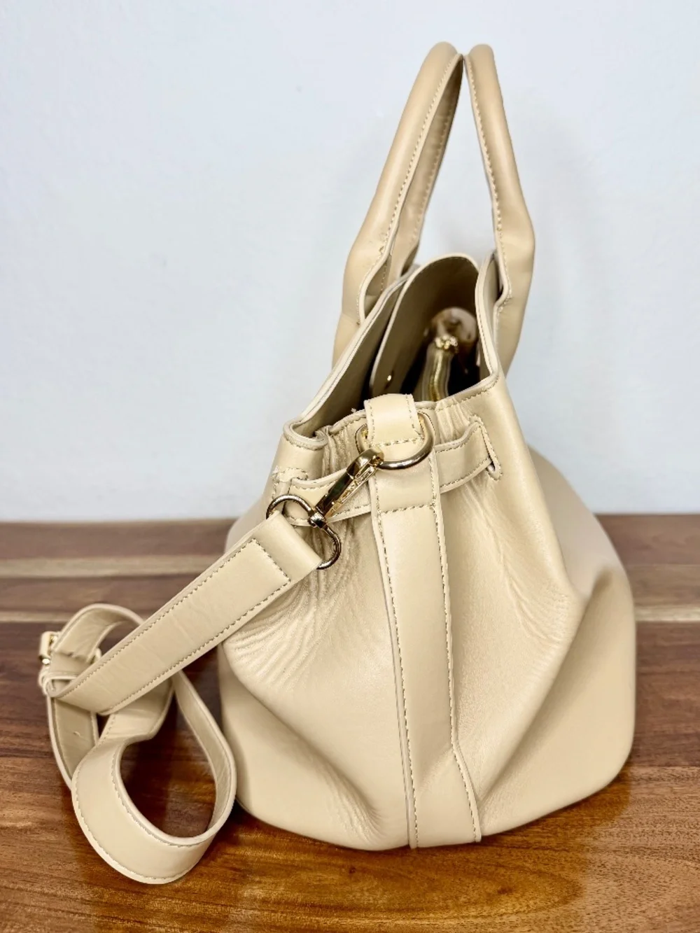 Adrienne Vittadini Large Dome Satchel Carryall Handbag